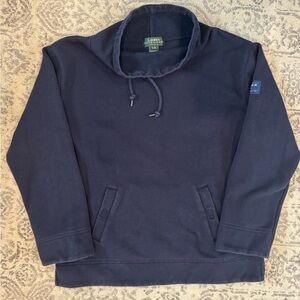 Ralph Lauren Navy MockNeck Sweatshirt